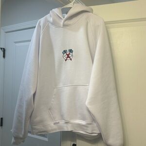 Chicago four stars oversized white hoodie